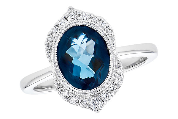 F309-53517: LDS RG 1.86 LONDON BLUE TOPAZ 2.00 TGW