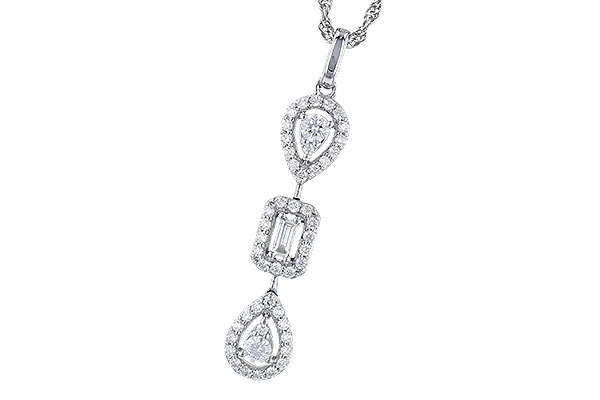 F309-54381: NECK .04 BAGUETTE .36 TW