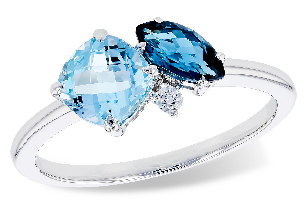 F310-38954: LDS RG 1.49 TW BLUE TOPAZ 1.52 TGW