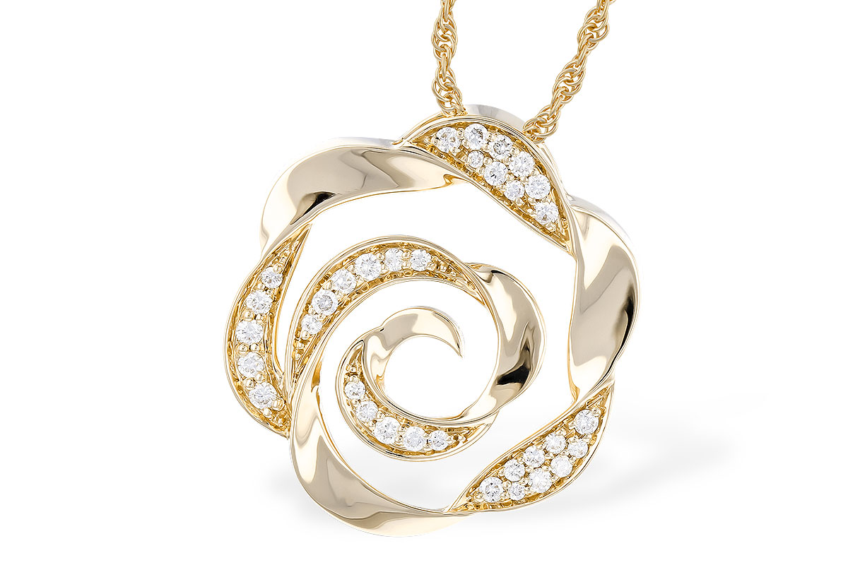 F310-39854: NECKLACE .20 TW