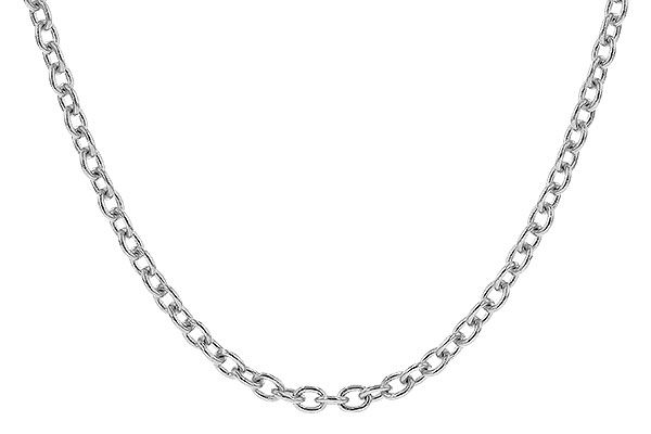 F310-43490: CABLE CHAIN (18IN, 1.3MM, 14KT, LOBSTER CLASP)
