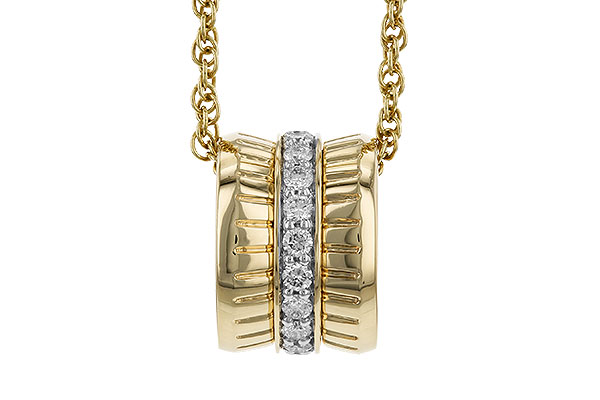F310-44408: NECKLACE .24 TW
