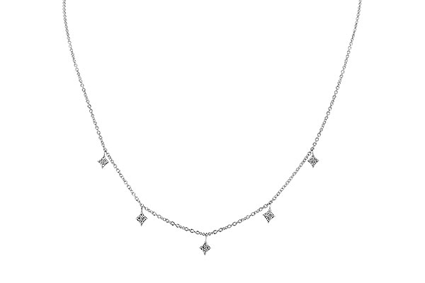 F310-44417: NECKLACE .19 TW (18")
