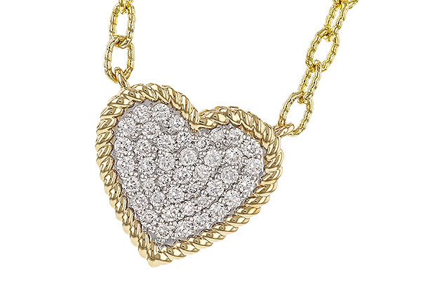F311-33472: NECKLACE .32 TW (18")