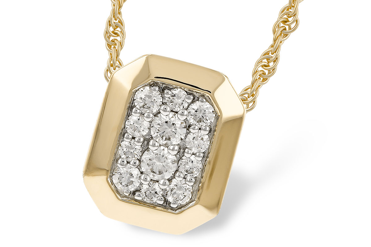 F311-34381: NECKLACE .25 TW