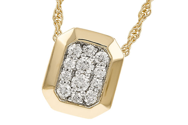F311-34381: NECKLACE .25 TW