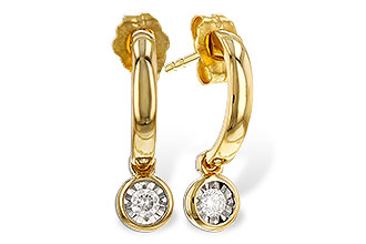F311-34417: EARRINGS .10 TW