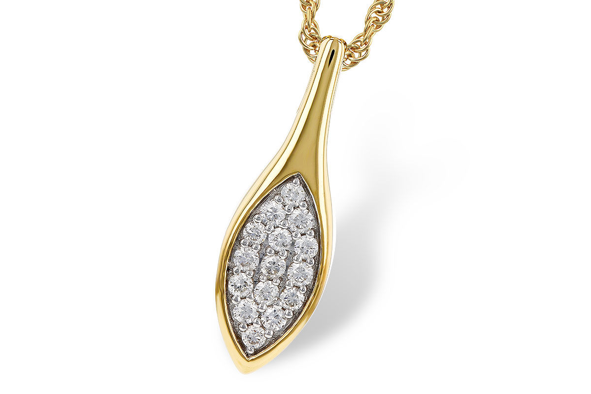 F311-34454: NECKLACE .20 TW