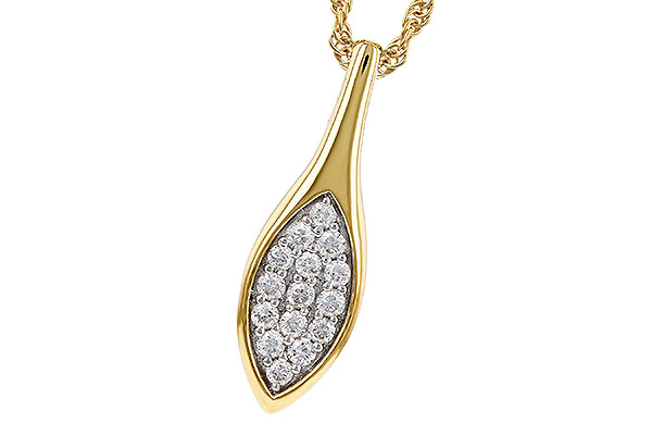 F311-34454: NECKLACE .20 TW