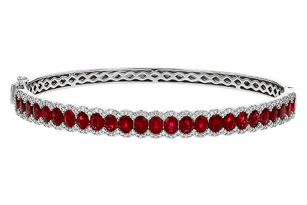 F311-35281: BANGLE 5.04 TW RUBY 5.60 TGW