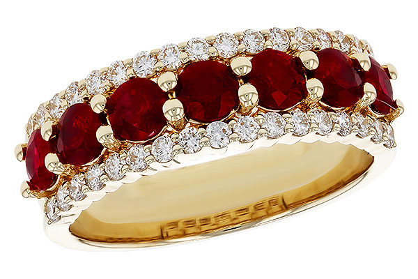 F312-18954: B224-94445 W/RUBY 1.26 TW RUBY 1.70 TGW