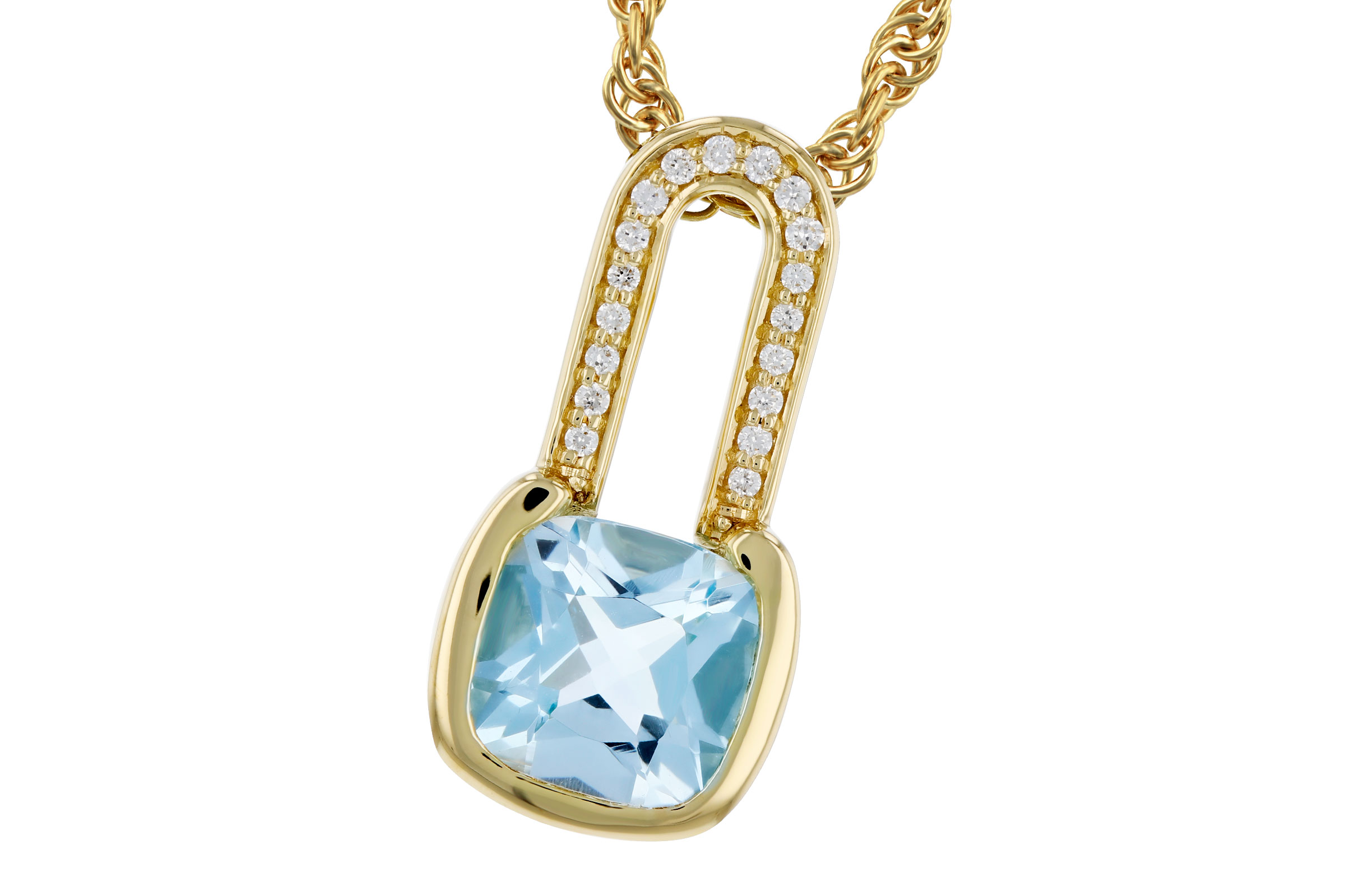 F312-21654: NECKLACE .91 SKY BLUE TOPAZ .95 TGW (6MM BT)