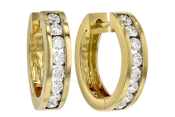 G037-66263: EARRINGS 1 CT TW