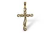 G043-13499: CROSS PENDANT .01 BR