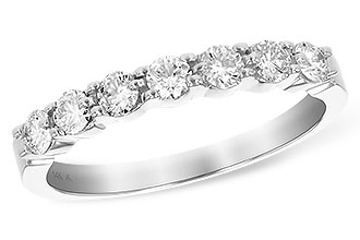 G129-51726: LDS DIA WED RG .50 TW (7 STONES)