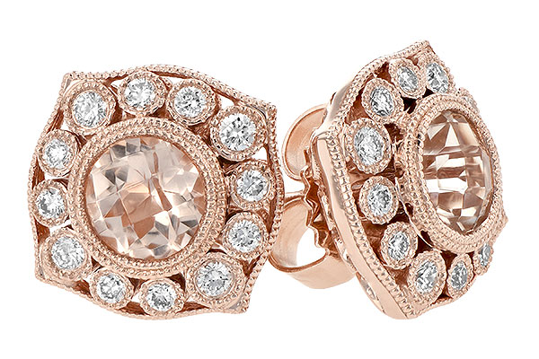 G224-95299: EARR .75 MORGANITE .98 TGW