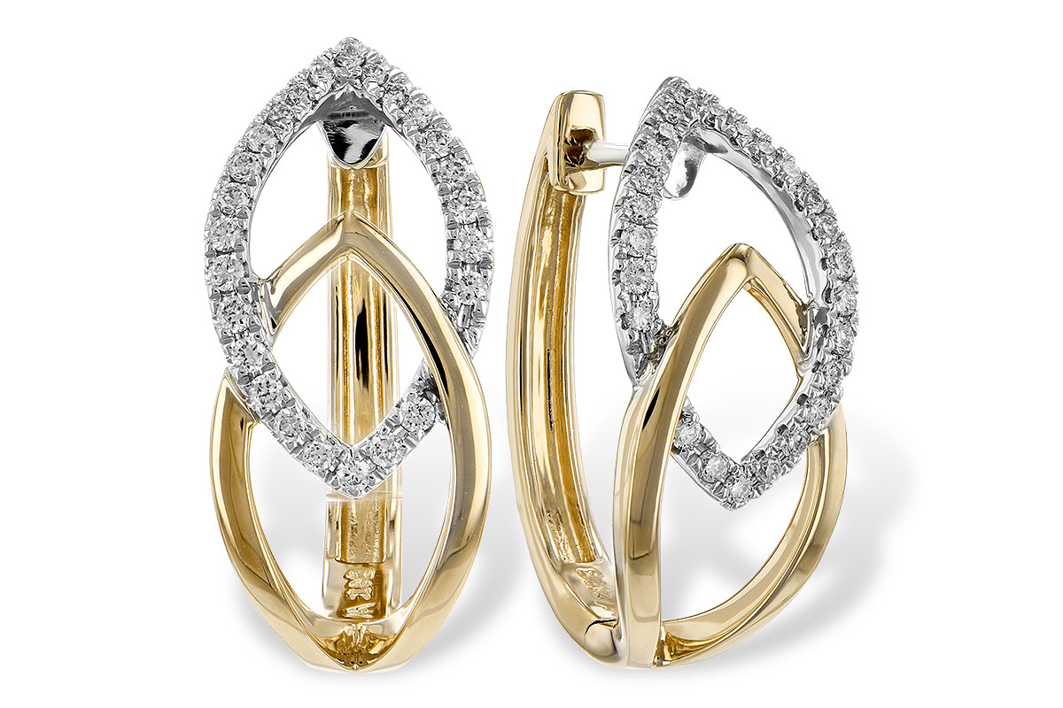 G225-89899: EARRINGS .25 TW