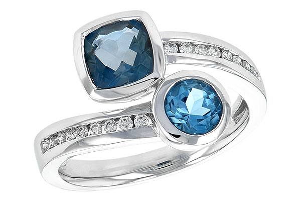 G225-90808: LDS RG 1.55 TW BLUE TOPAZ 1.70 TGW