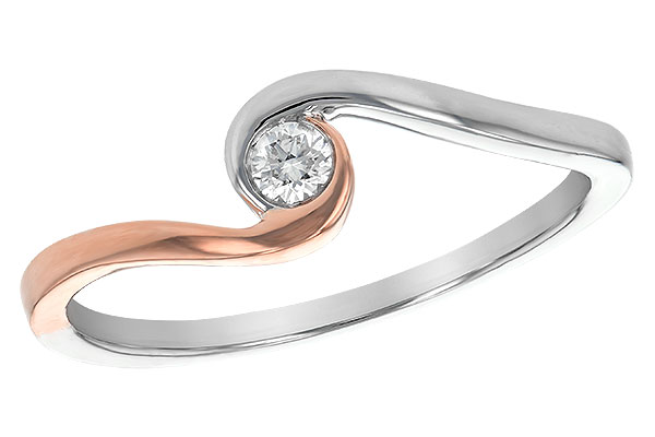 G226-78972: K225-87108 W/ ROSE GOLD TRIM .07 BR
