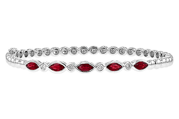 G226-80781: BANGLE 1.50 RUBY 1.63 TGW