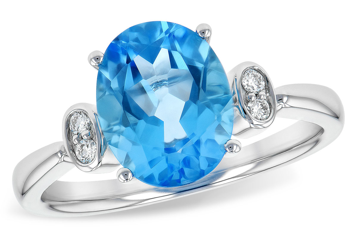 G226-80817: LDS RG 2.84 BLUE TOPAZ 2.90 TGW (10x8MM BT)