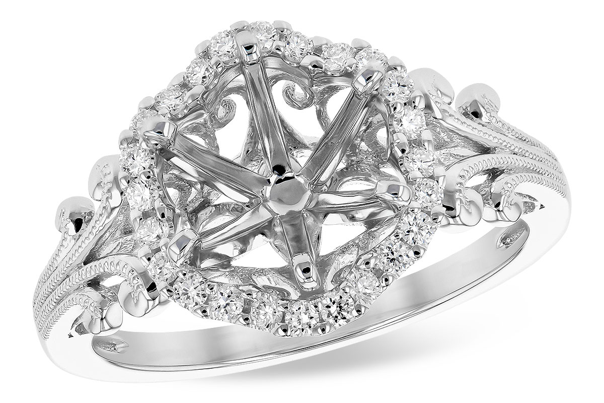 G309-47135: LDS SEMI DIA RG .20 TW (FOR 2.00 CTR)