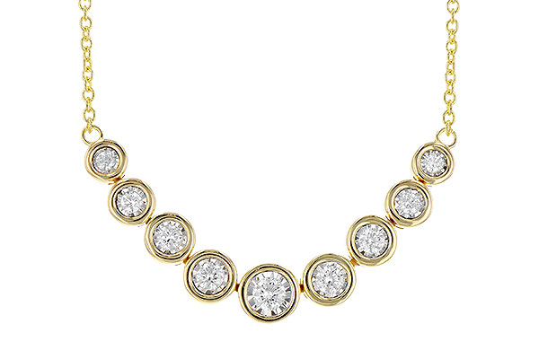 G309-48972: NECKLACE .75 TW