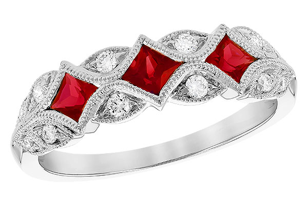 G309-48981: LDS WED RG .55 RUBY .70 TGW