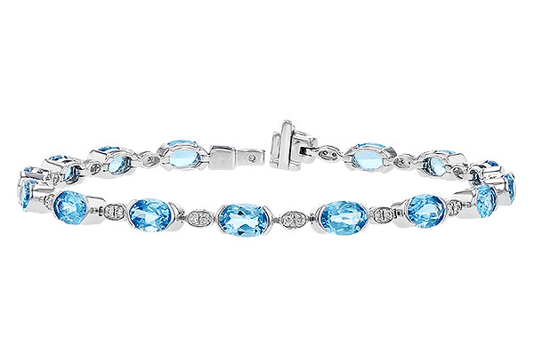 G310-37099: BRACELET 7.80 SWISS BLUE TOPAZ 7.96 TGW