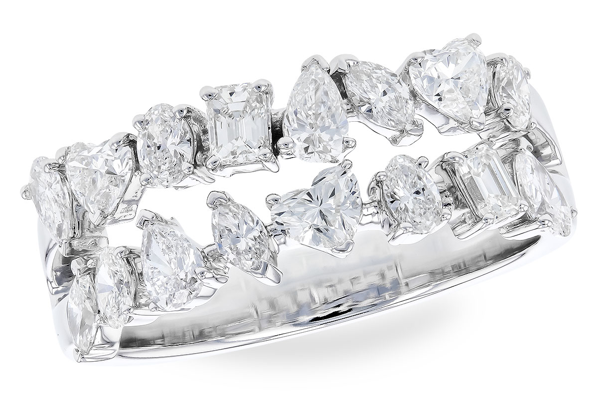G310-39872: LDS DIA WED RG 1.38 TW FANCY CUT DIAS