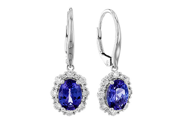 G310-41644: EARR 1.28 TW TANZANITE 1.72 TGW (7x5 OVAL)