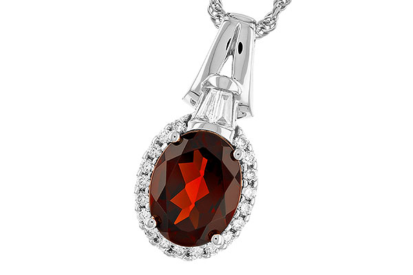 G310-43499: NECK 1.82 GARNET 2.02 TGW (9x7MM GAR)