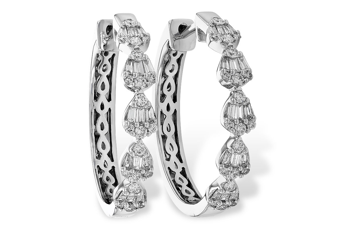 G310-43508: EARRINGS .20 BAG .47 TW