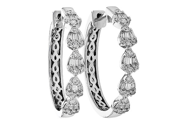 G310-43508: EARRINGS .20 BAG .47 TW