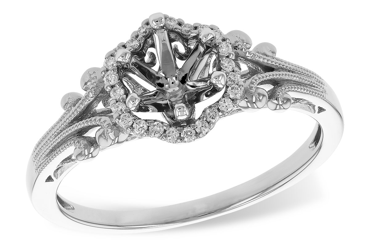 G310-43517: LDS SEMI DIA RG .08 TW (FOR .50 CTR)