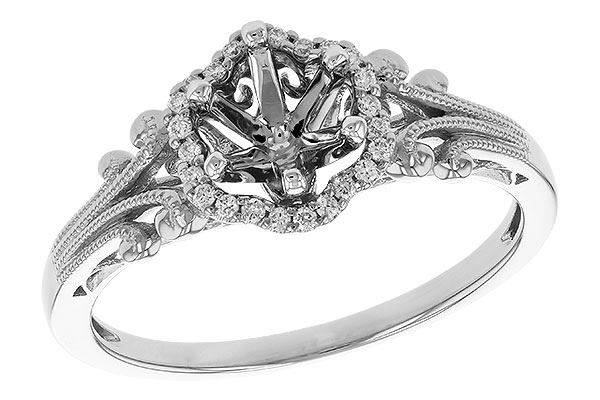 G310-43517: LDS SEMI DIA RG .08 TW (FOR .50 CTR)