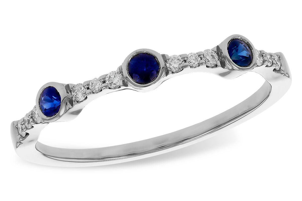 G311-30772: LDS WED RG .16 SAPPHIRE .25 TGW