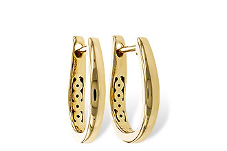 G311-33526: GOLD EARRINGS (15MM)