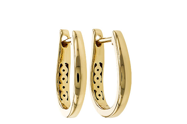 G311-33526: GOLD EARRINGS (15MM)