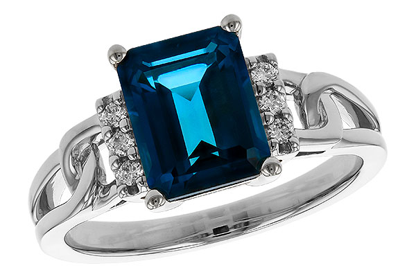 G311-34390: LDS RG 2.42 LONDON BLUE TOPAZ 2.50 TGW (9x7MM LBT)