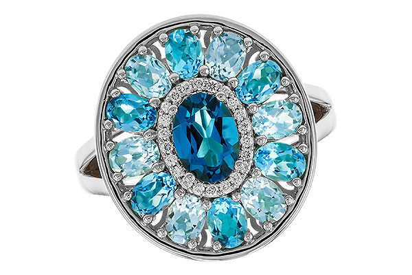 G311-34435: LDS RG 3.02 TW BLUE TOPAZ 3.10 TGW (7x5MM LBT CTR)