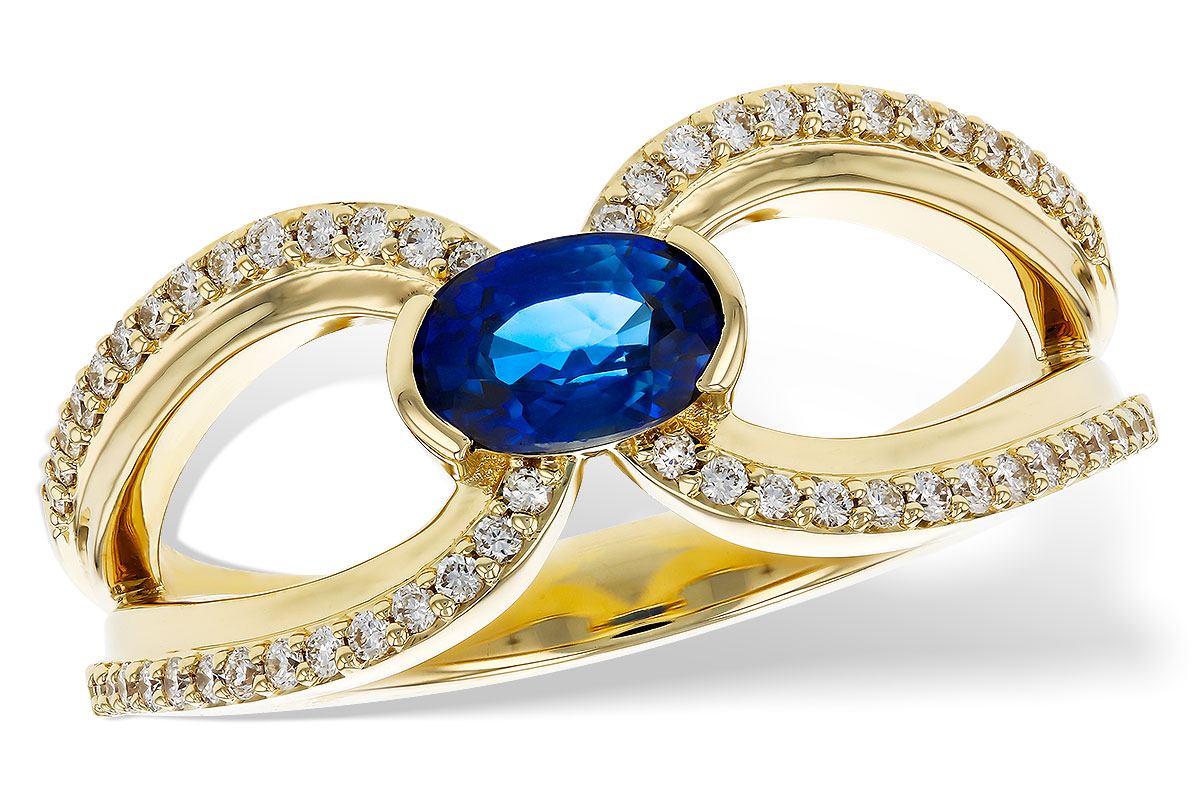 G312-18981: LDS RG .56 SAPPHIRE .75 TGW (6x4MM SA)