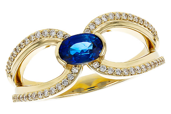 G312-18981: LDS RG .56 SAPPHIRE .75 TGW (6x4MM SA)