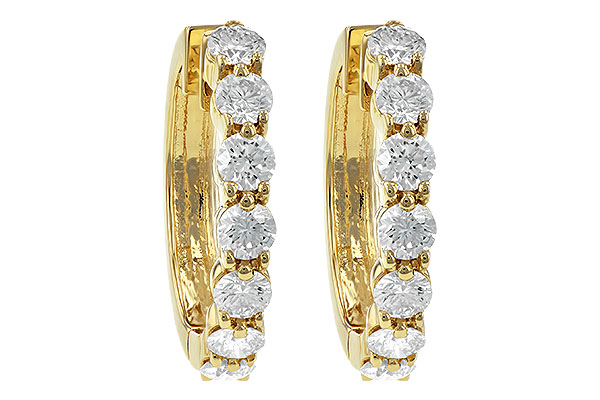 H037-67108: EARRINGS 2 CT TW