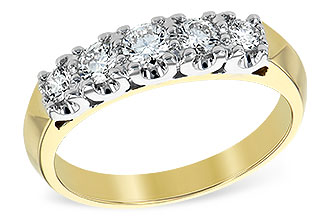 H129-51653: LDS DIA WED RG .50 TW