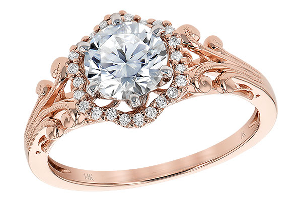 H224-95335: LDS SEMI DIA RG .09 TW (FOR .75 CTR)