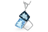 H224-98035: NECK 10.60 BLUE TOPAZ 10.73 TGW