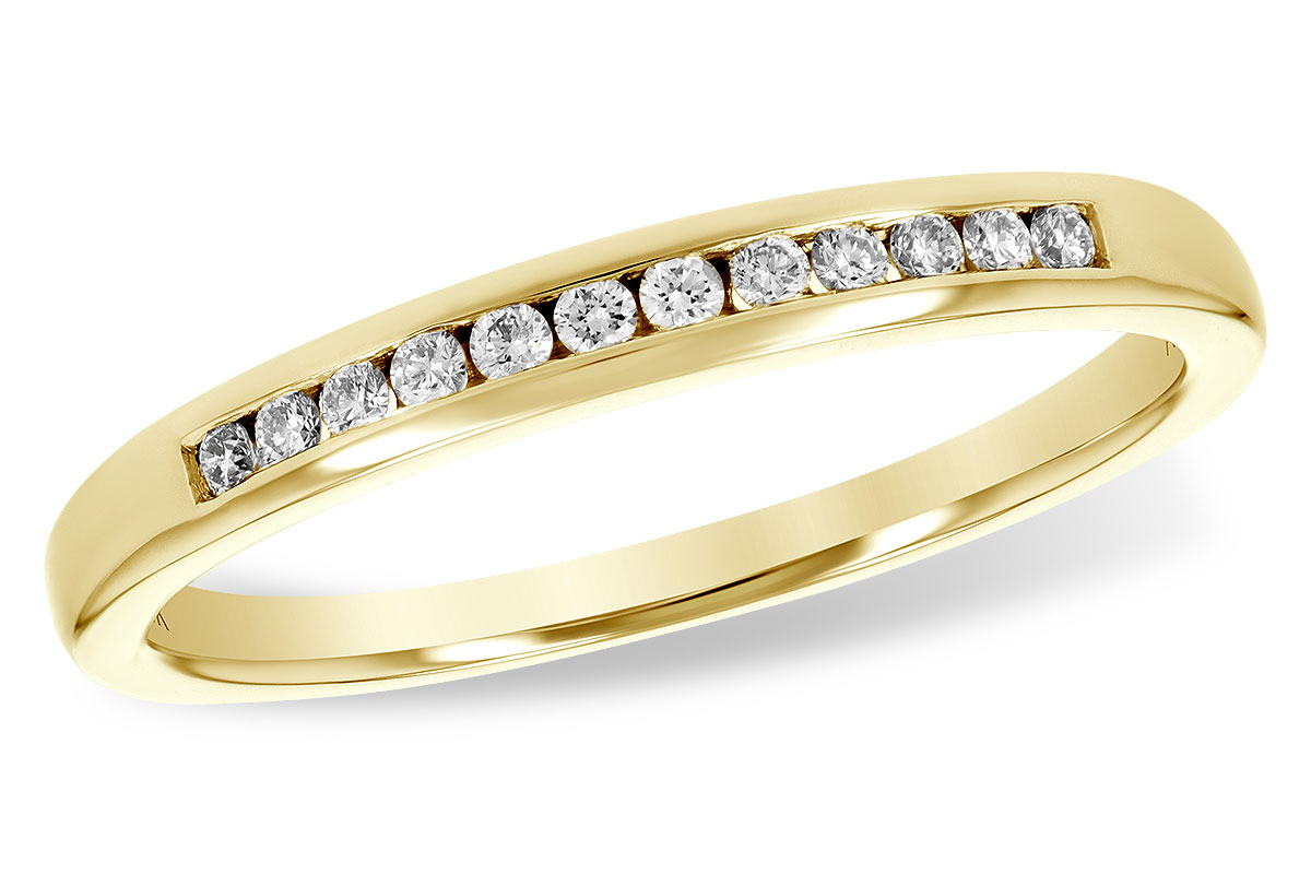 H224-98972: LDS WED RG .12 TW (12 STONES)