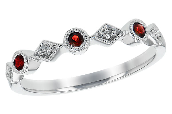 H225-82635: LDS WED RG .13 RUBY .16 TGW