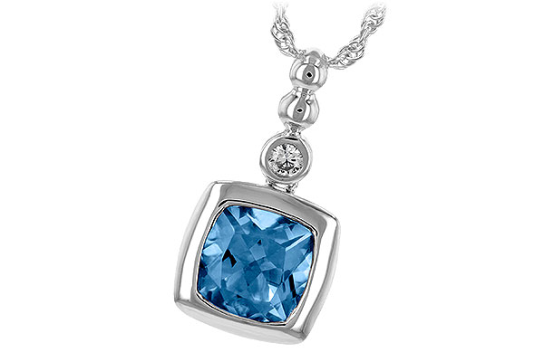 H225-87135: NECK 1.45 BLUE TOPAZ 1.49 TGW
